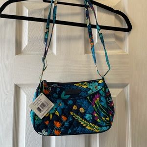 Vera Bradley little crossbody in midnight blues
